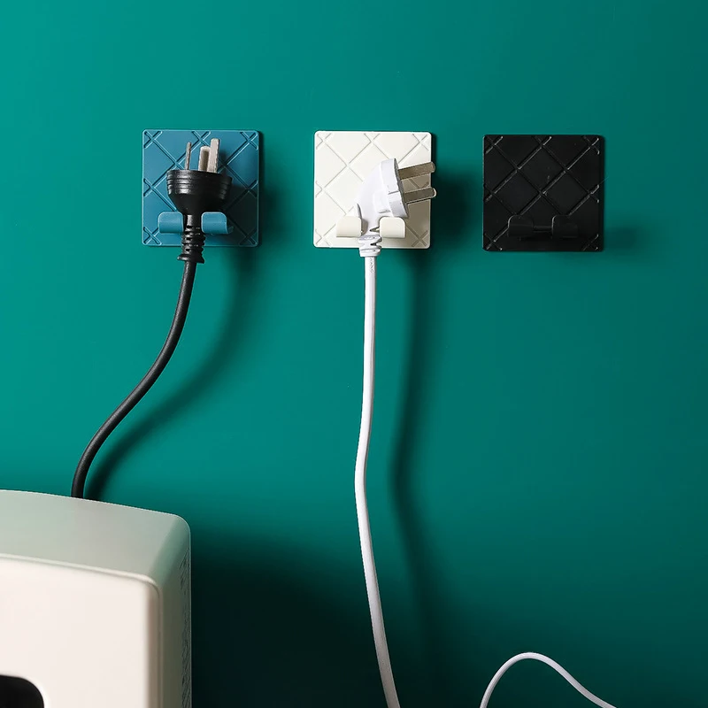 4 цвета разъем провода гнездо держатель крюк складной кабель зажим питания USB шнуры сортировать дома кухня офис стол органайзер питания