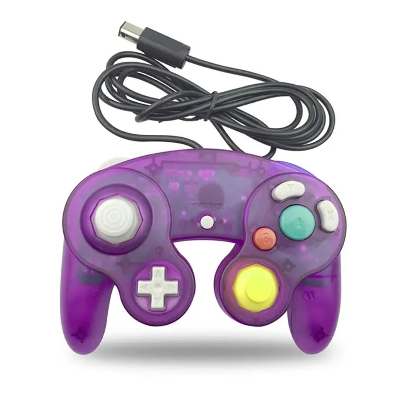 7HH1500262-PL Проводной контроллер для nintendo wii Gamecube GC одноточечная игровая вибрационная ручка - Цвет: 7HH1500262-PL