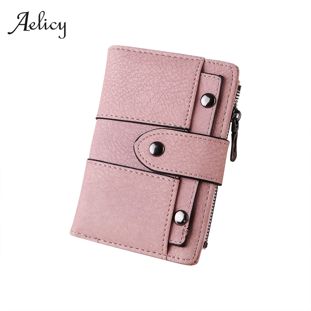 

Aelicy Women Wallets Small Fashion Brand Leather Purse Women Ladies Card Bag For Women 2019 Clutch Women Female Purse Wallet