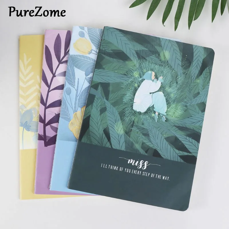 

4pcs/set B5 Notebook Sketchbook Diary Planner for Drawing Painting Graffiti Line Inner Page Office School Supplies