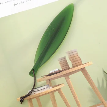 

1PC Letter Openers European Style Plastic Salix Leaf Envelope Paper Package Opener Cutter Slitter for Home