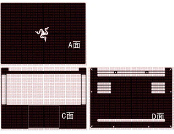 

Laptop Sticker Skin Decal Carbon fiber Cover Protector for New 2019 Razer Blade Stealth 13.3"