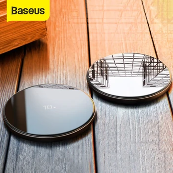 

Baseus Special Design 10W Qi Wireless Charger For P30 P30 Pro Fast Wireless Charging Pad For Mate 20 Pro Samsung S10 S9 S8