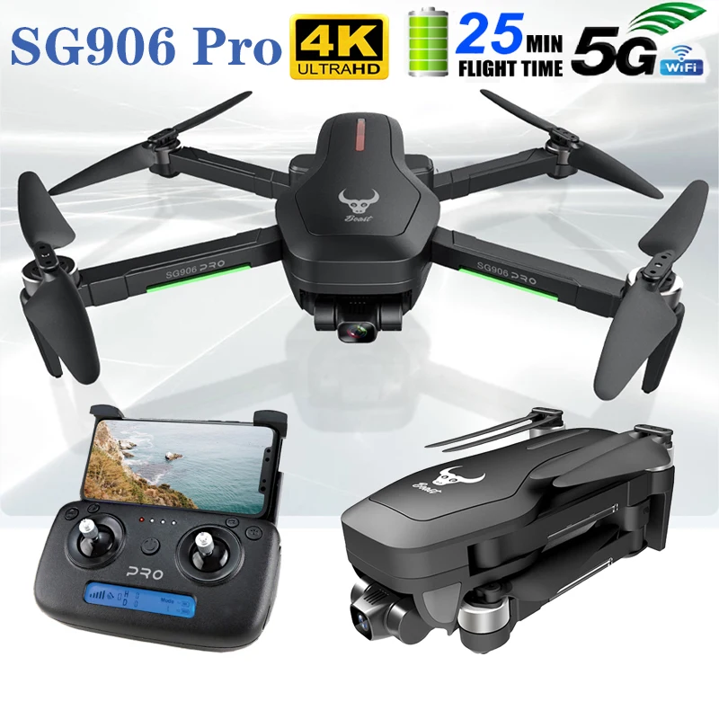 2020 новый SG906 pro четырёхвинтовой мини - RC беспилотник 4K специальная