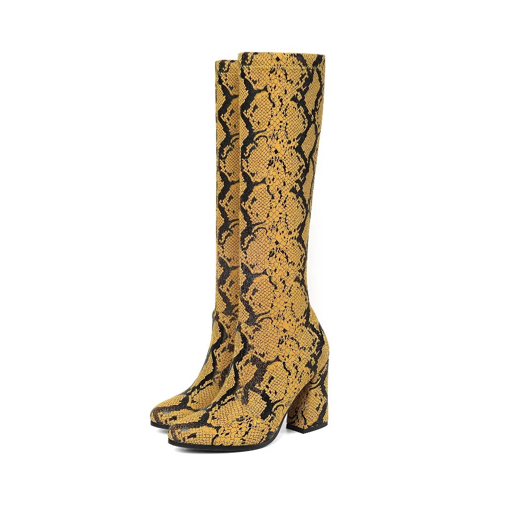 CDPUNDARI High heels over the knee boots women thigh high boots Ladies Winter shoes woman