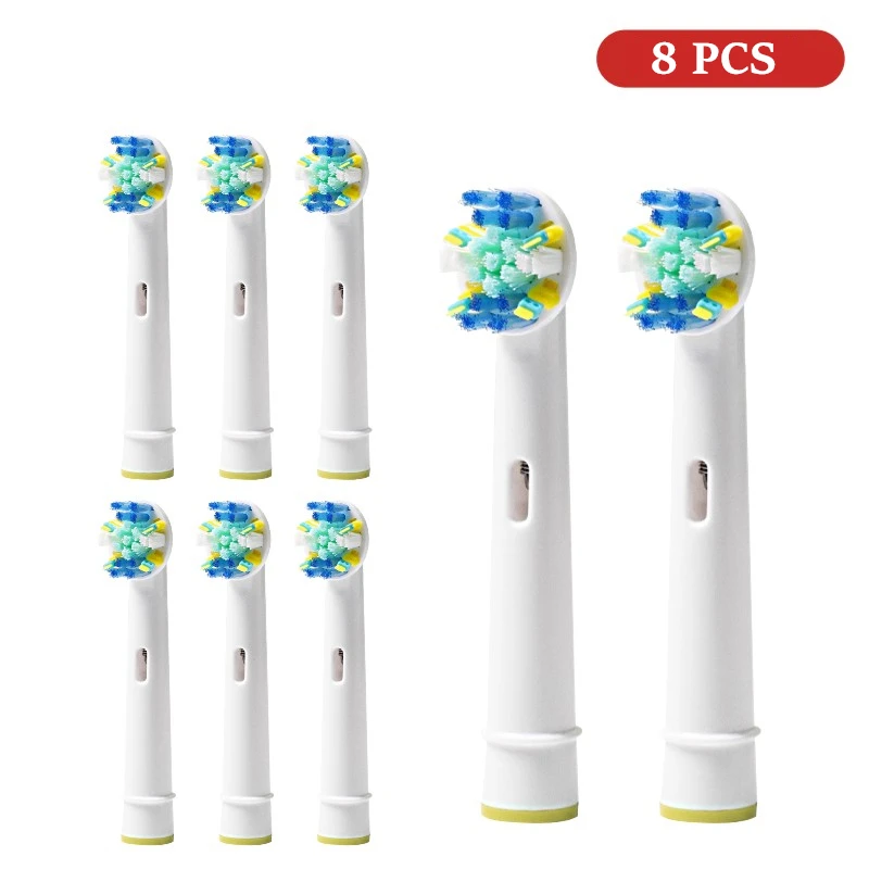 

8pcs Electric Toothbrush Replacement Heads For Oral B Toothbrush Nozzles Compatible For Oral-B Braun D12013 D12523 D8011 D9525