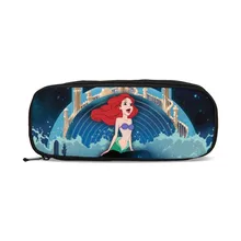 Чехол для карандашей с принтом русалки для девочек, чехол для карандашей Kawaii, большая подарочная коробка для ручек, милая сумка для ручек, канцелярский кошелек, офисные школьные принадлежности