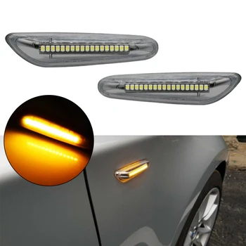 

360 Degrees Turn Signal Light Replacement IP86 Amber 1 Pair Dynamic LED