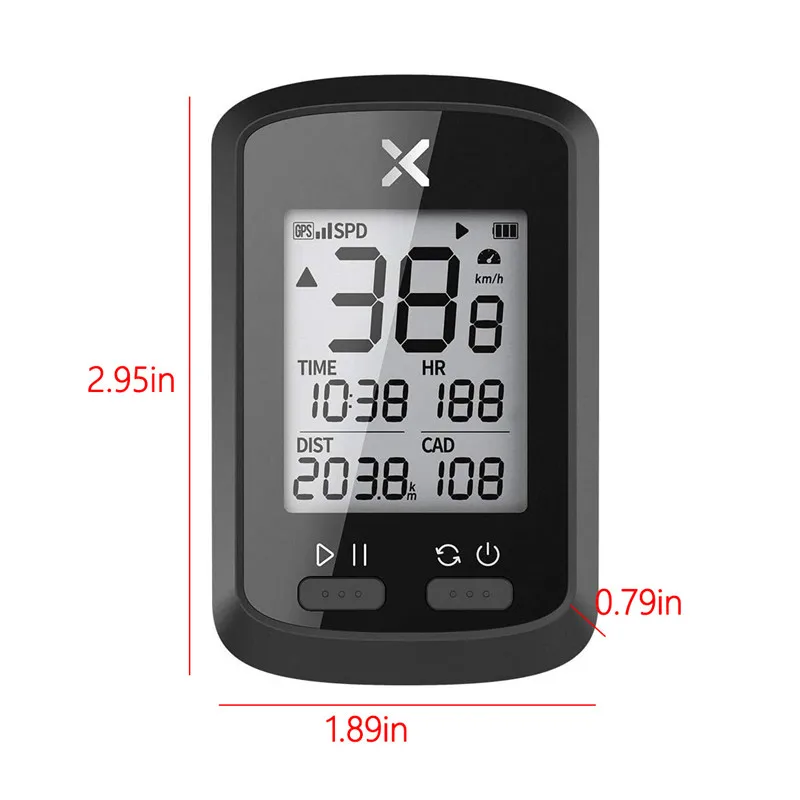 

Cycling Speedometer Computer Wireless GPS Speed and Cadence Dual Sensor ANT Bluetooth Road Bike MTB Sensor