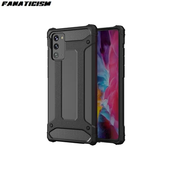 شراء 300 قطعة درع الحالات الهاتف لسامسونج غالاكسي نوت 20 درع ملاحظة 20 الترا الصلب قطعة لينة بولي TPU الهجين للصدمات الغطاء الواقي