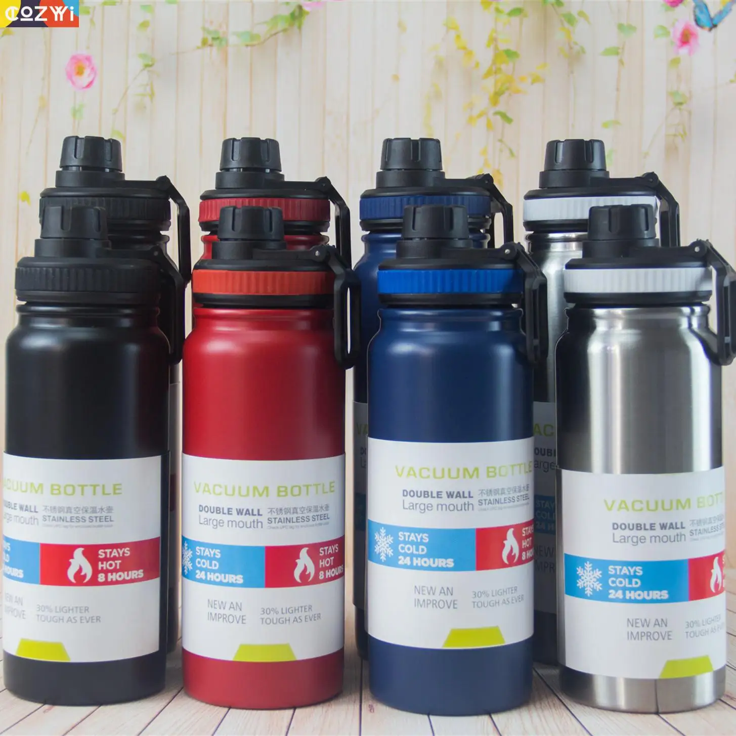 

2019 Winter Fashion Thermos Flask Vacuum Insulated Water Bottle Double Wall Portable Outdoor Cup Coffee Mug