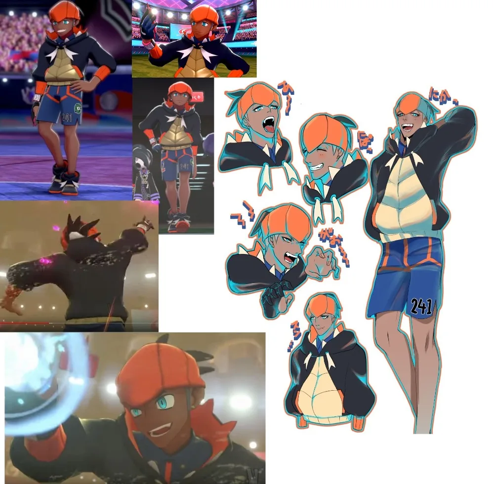 new Pokemon game (Sword and Shield) Raihan Cosplay Costume Custom-made For Christmas Halloween CosplayLove