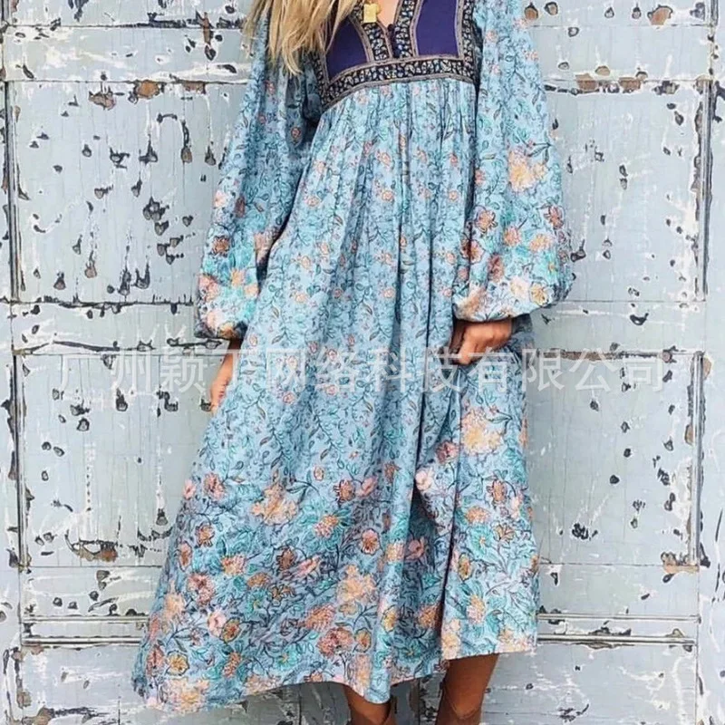 

Beach Dresses Swimsuit Cover Tunics For Dress Pareo On The Summer Swim 8832 Stand Neck Lady Skirt Print Cotton Saida De Praia