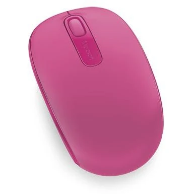 486208 Мышь Microsoft Mobile Mouse 1850 розовый оптическая(1000dpi) беспроводная USB для ноутбука(2but