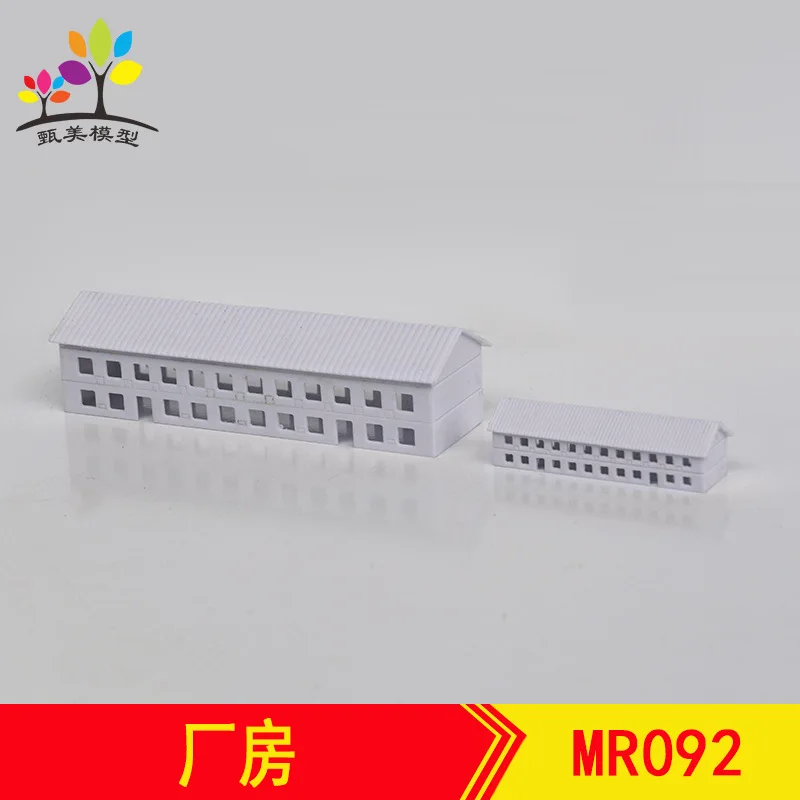  Architecture Sand Table Model DIY Handmade Material Building Housing Model Plastic Plant White 2 A-