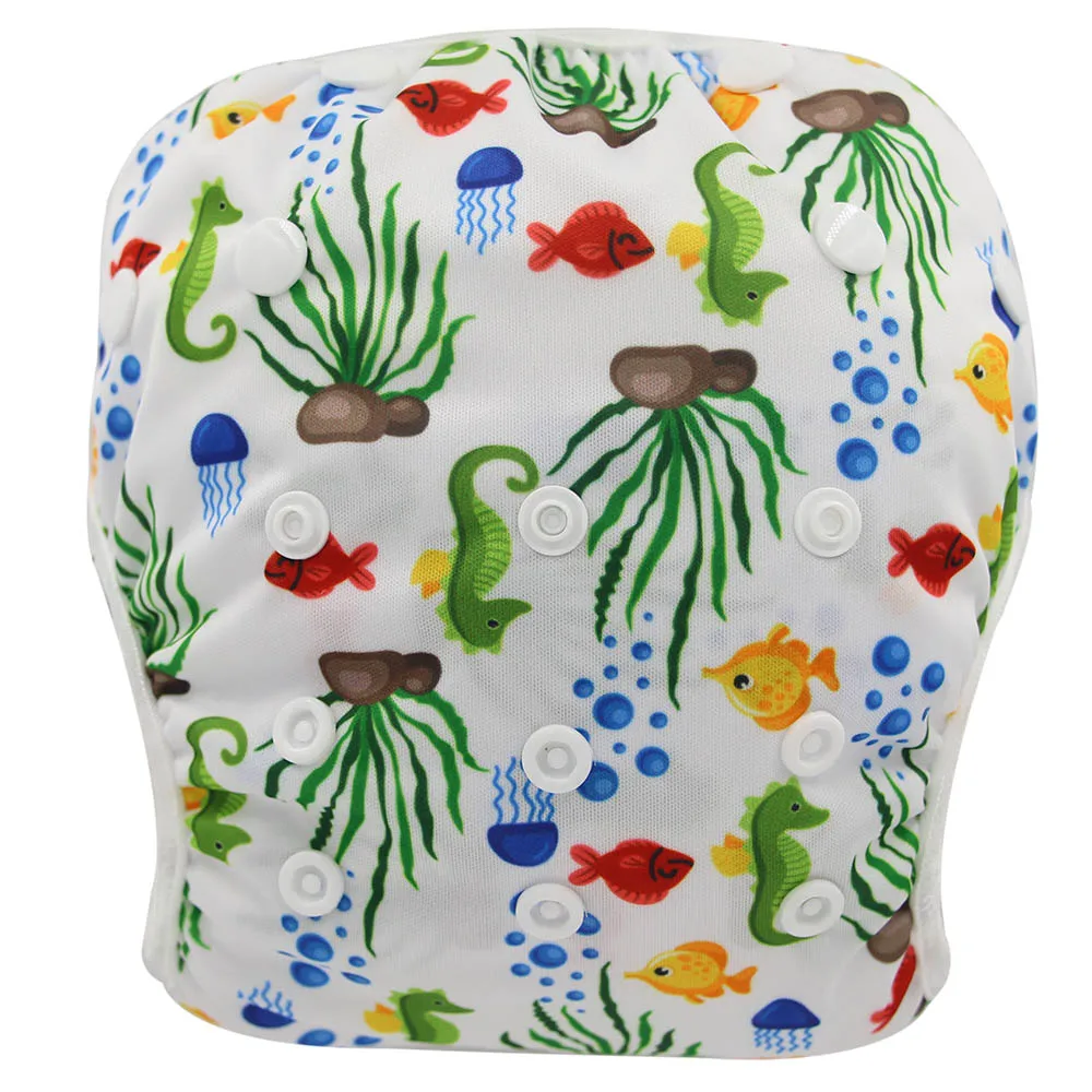 Eco-Friendly Reusable Adjustable Baby Swim Diaper - Soft, Breathable, and Waterproof Swimwear