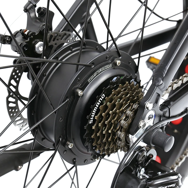 HOTEBIKE Электрический велосипед 48v 500W пляж снег жира шин Ebike Для Взрослых 26*4 0 дюймов