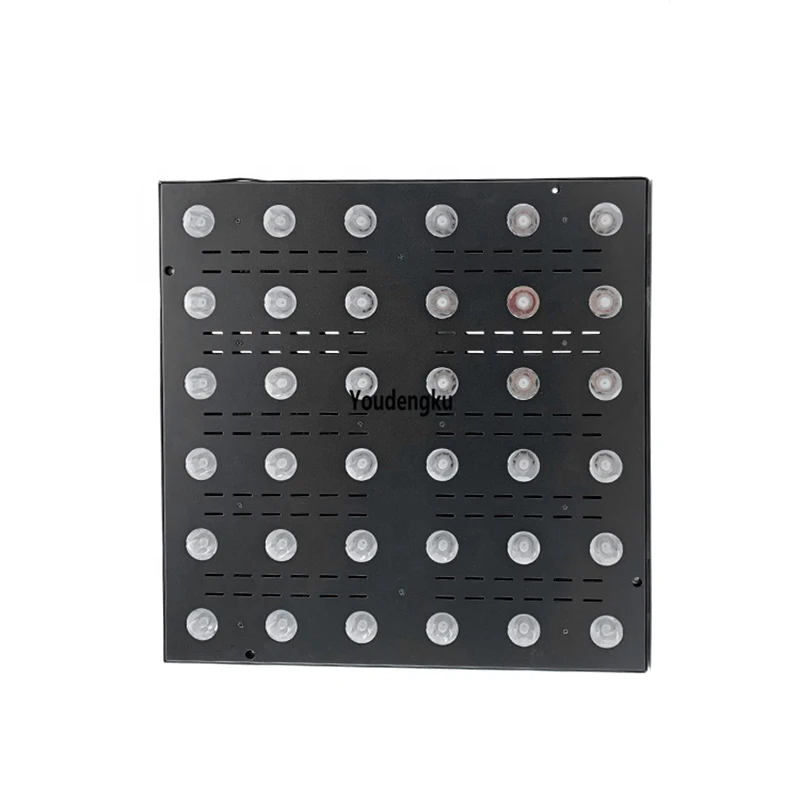 

8pcs Audience blinder 6x6 COB matrix 36x3w gold dmx led blinder for background on stage light