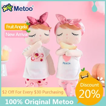 

Metoo Angela fruit Dolls Plush Toys Dreaming Girl Plush Rabbit Stuffed Gift Toys for Kids Koala Panda Baby Doll
