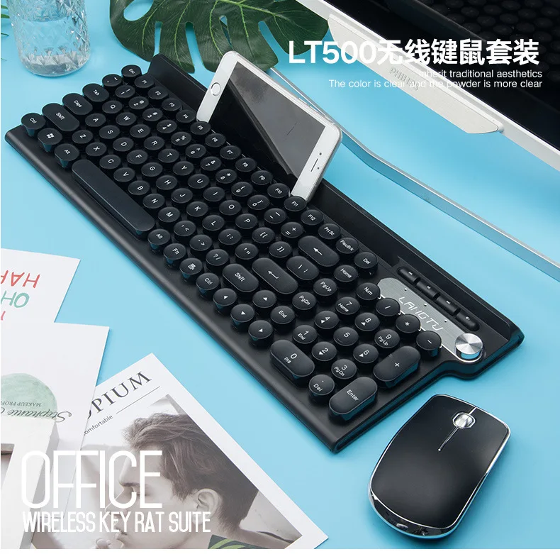 conjunto de teclado mouse sem fio para pc desktop