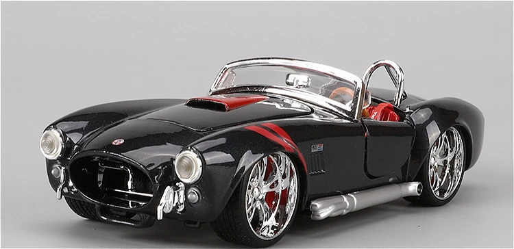 1:24 1965 Shelby Cobra 427 сплав модель автомобиля металлическое литье классический трансформер для детей подарок на день рождения Коллекция игрушек