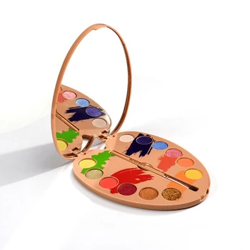 

Mashed Potato Wet Eye Shadow Palette Waterproof 12-color Eye Shadow Highlighter Palette: