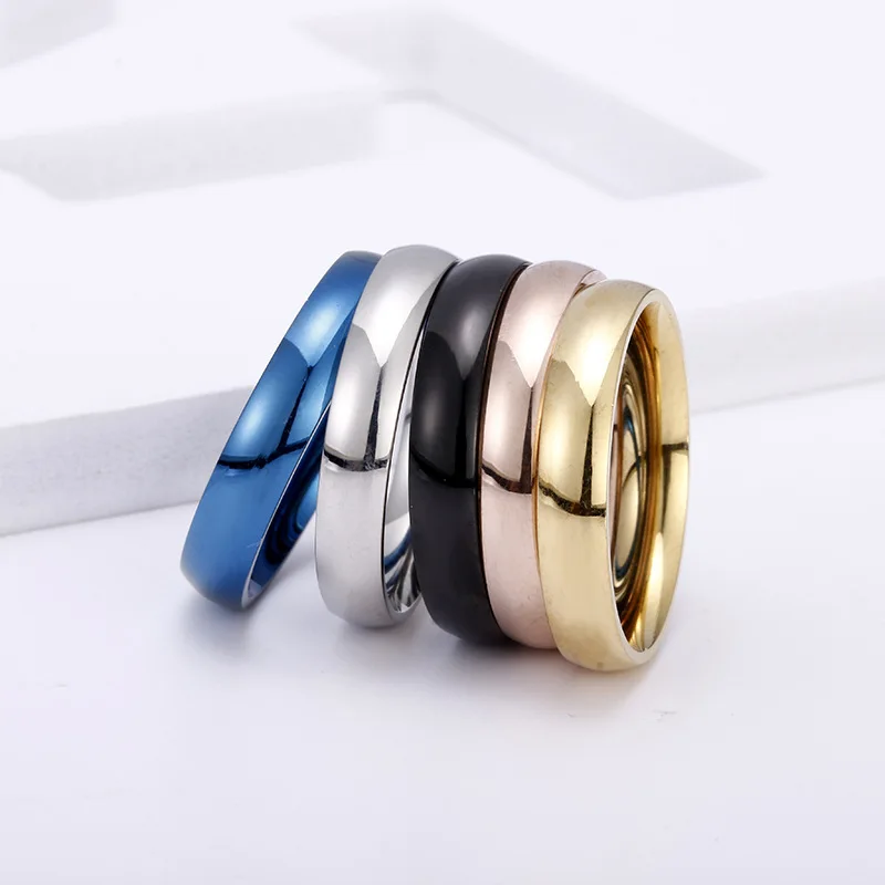 Five-Color Shiny Side Ring Market Day Korean Men Non-Fine Hand-made | Украшения и аксессуары