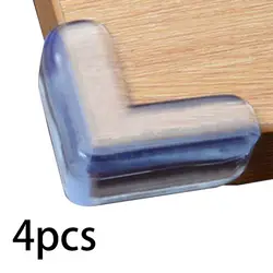 Pare chocs de sécurité pour enfants, 4 pièces, protection claire Anti Collision, bords de coin 