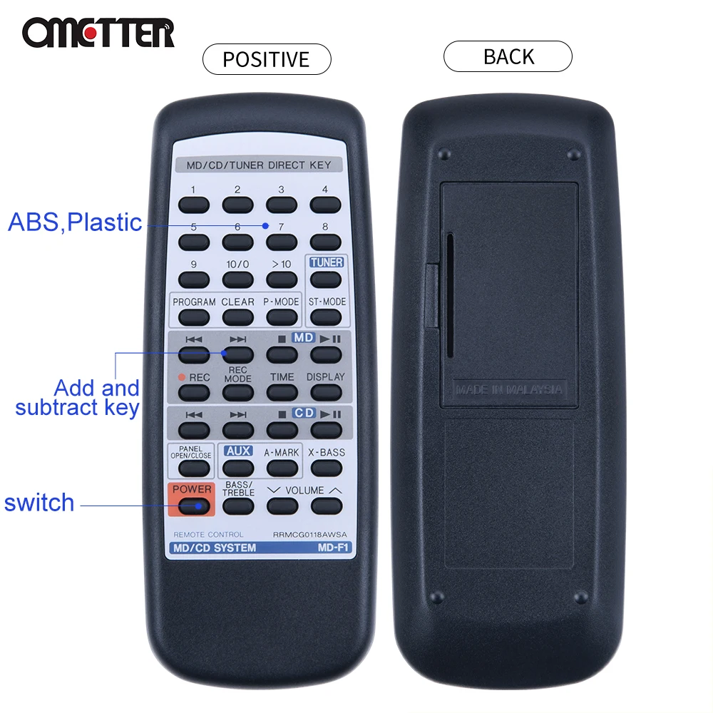 MICRO(マイクロ)CD用リモコン(remote) 適応機種：CD-M100 MICRO(マイクロ) CDシリーズ用リモコン(remote) 適応機種：CD-M100