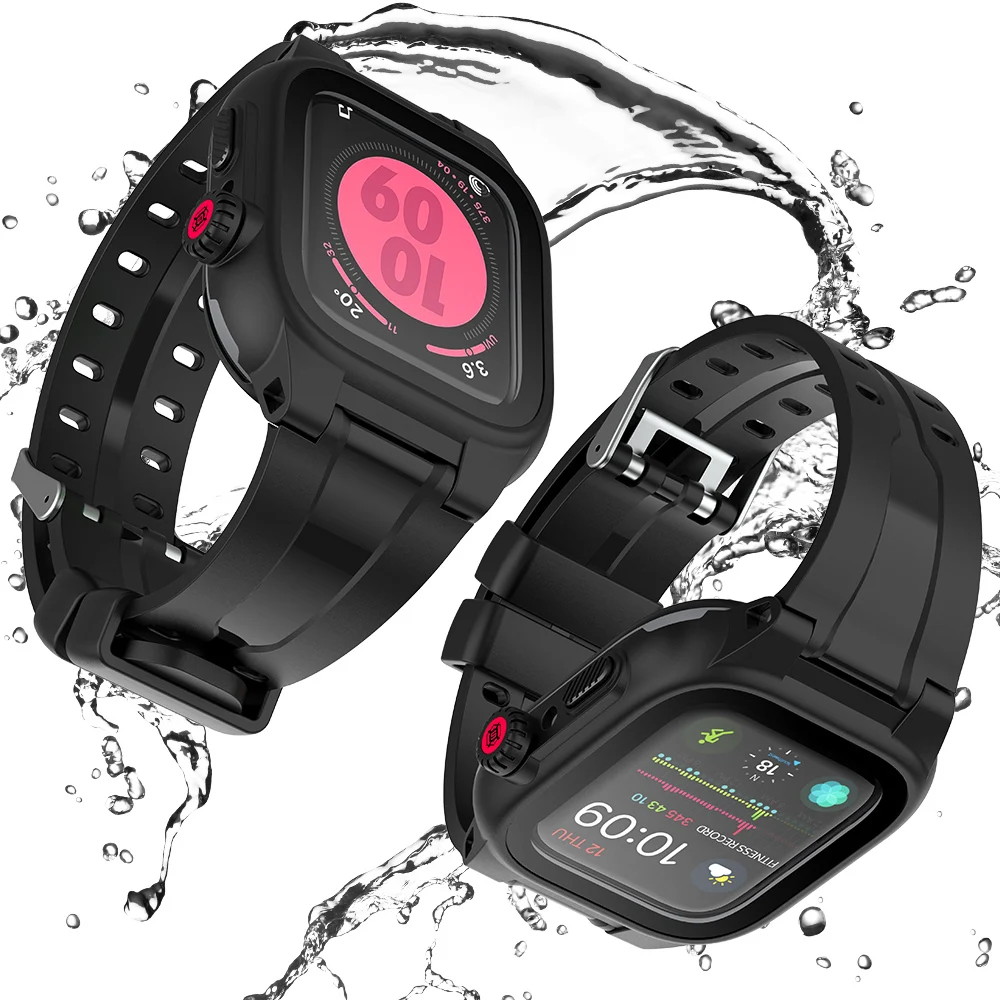 Силиконовый чехол для Apple Watch Series 6 SE 5 4 3 44 мм 42 мм|Ремешки часов| |