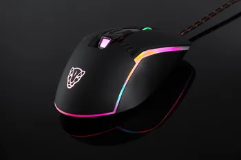 

Mount Leopard V20 pioneer bao RGB Full Color Shining Mouse Gaming Internet Cafes Gaming Mouse-Macro Definition 3325 Chip