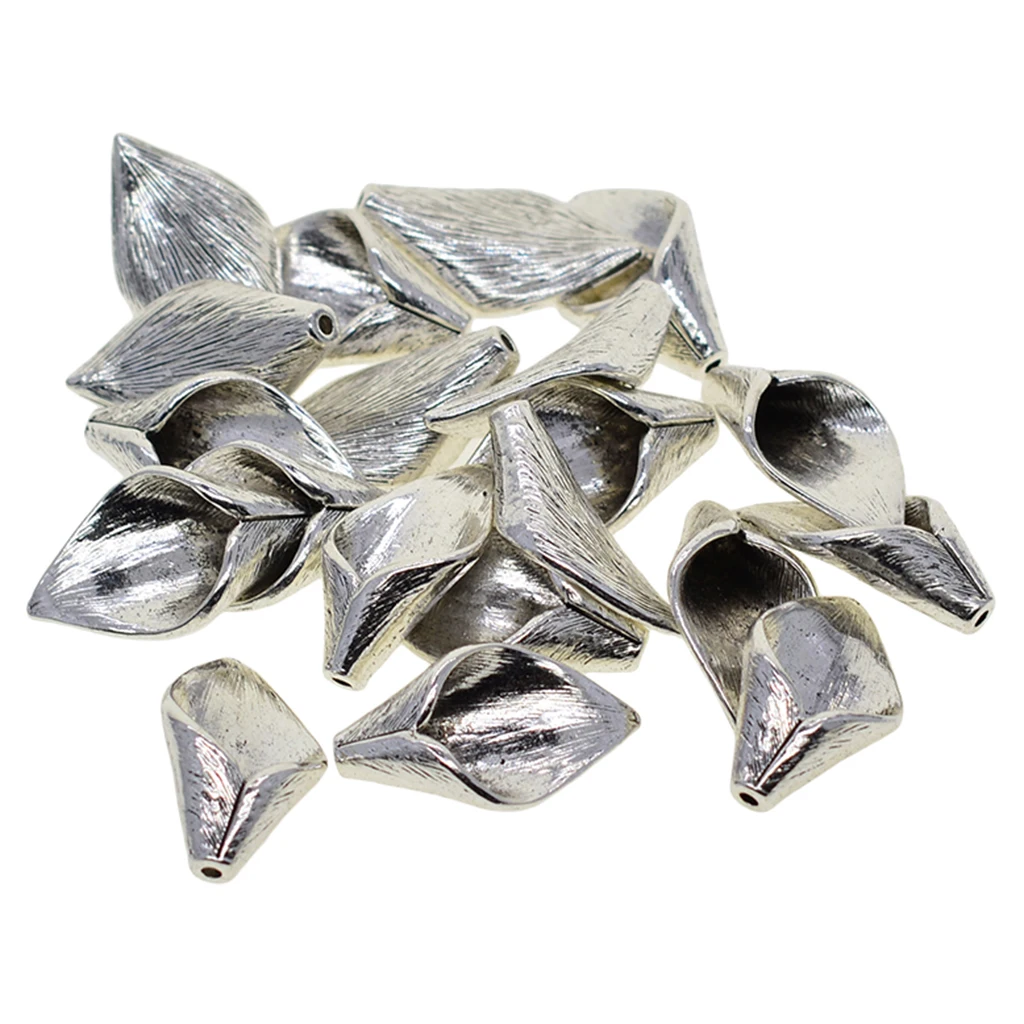 20x TIBETAN SLIVER CALLA LILY CHARMS FOR DIY EARRINGS FINDINGS 1.03 X 0.59'