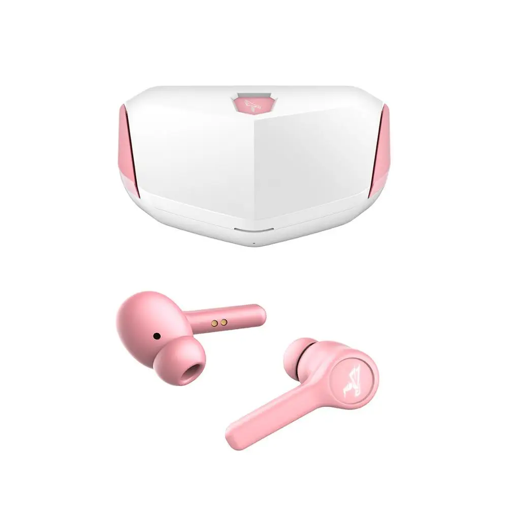 SOMIC Mini Earphone With Charging Case TWS Earbuds True Wireless Bluetooth 5.0 Sports Game Stereophon In-Ear Earphone GX501 Pink