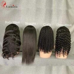 180 Density Transparent Lace Front Wig 13x5x2 Lace Frontal Wig Pre Plucked T Part Remy Brazilian Straight Human Hair Wigs 24inch