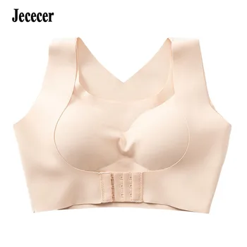

Posture Control Bra For Women Plus Size Seamless With Pads Supports Fitness Push Up Bralette Vest Wireless Everyday Bra