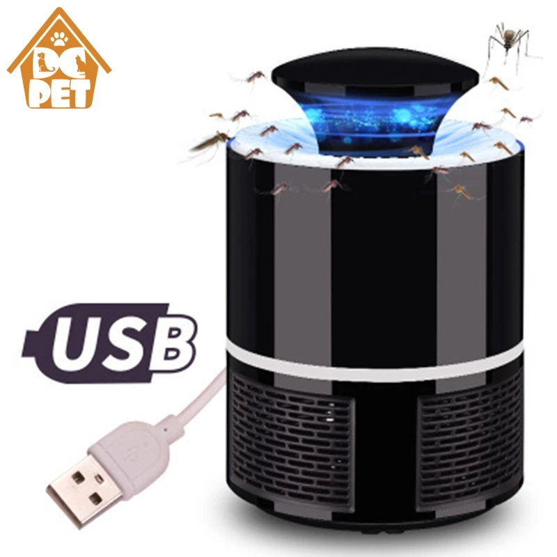 USB Электрический убийца Москитная лампа наклейка от комаров лампа светодиодный ночник лампа ловушка Жук Насекомое убийца огни