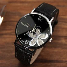 

Horloges Vrouwen Mode Lederen Band Bloem Vrouwelijke Klok Dames Quartz Polshorloge Montre Femme Relogio Feminino Kawaii
