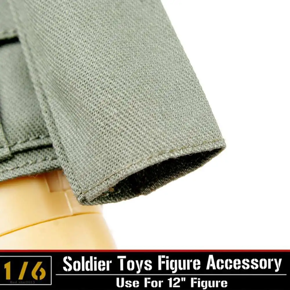 WWII German Army Radio Soldier Sergeant Clothing Suit DID 80095 Model F 12'' Action Figure Clothes Accessories