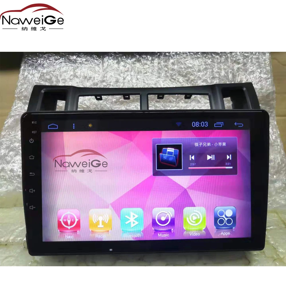 NaweiGe 9 дюймов Android автомобильный dvd для Toyota Yaris 2005-2011 головное устройство для Toyota Yaris автомобильный аудио стерео для Toyota Yaris gps радио