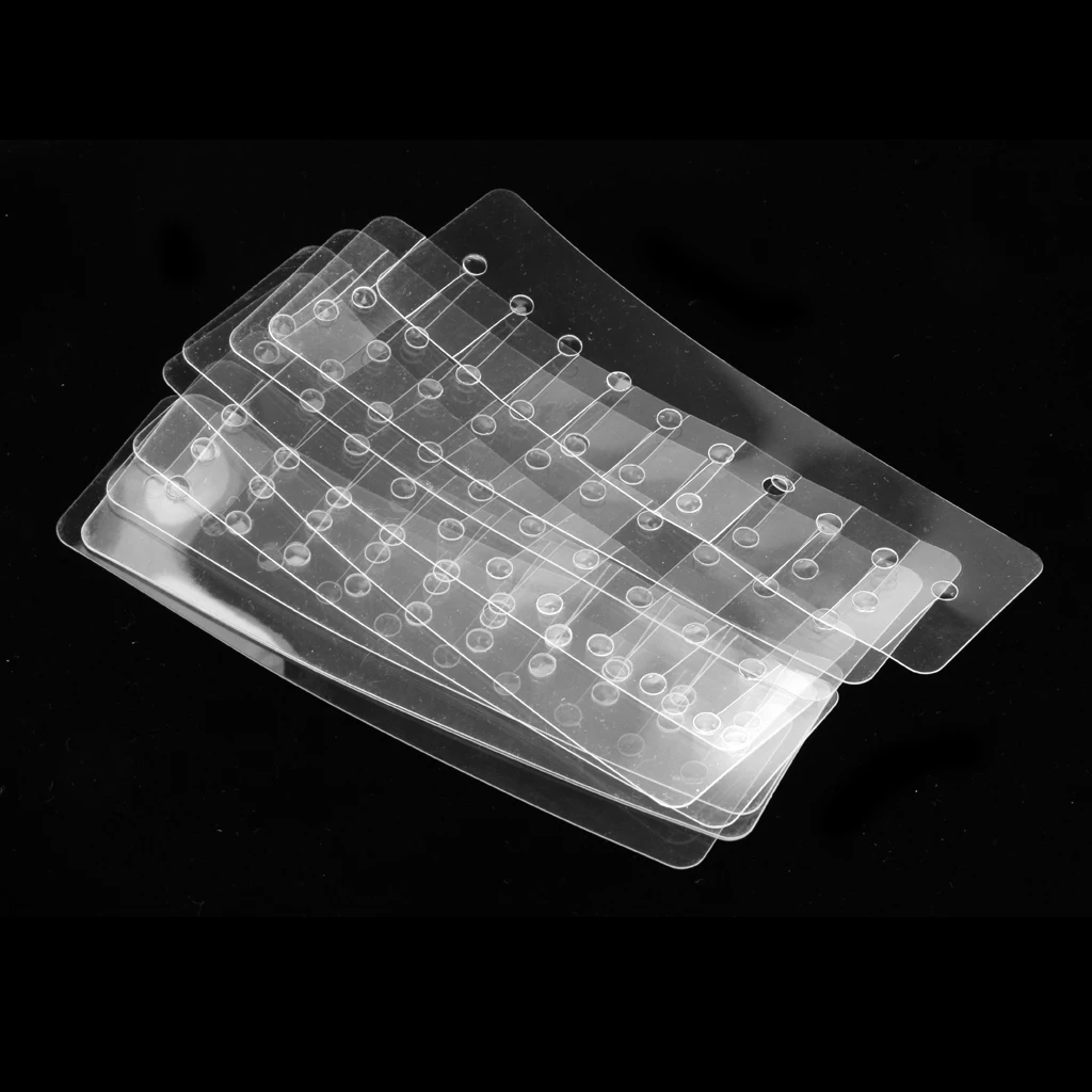 pVC Scalp Shield Heat Protector Strip for Fusion Hair Extensions, 10-Piece Set (10-HOLE)