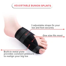 

Adjustable Bunion Splints Breathable Toe Support Brace Thumb Valgus Corrector For Toe Pain Relief Protection and Correction