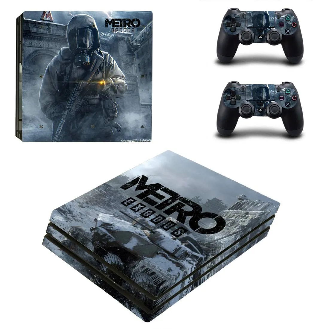 Metro Exodus PS4 Pro sticker s Play station 4 наклейки для кожи наклейки для playstation 4 PS4 Pro консоль и контроллер Скины Виниловые