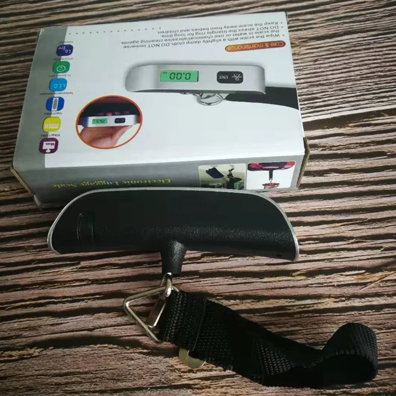Портативный 50 кг/10 г висит электронные цифровые чемодан для путешествий весы светодиодный Дисплей Кухня аксессуары весы