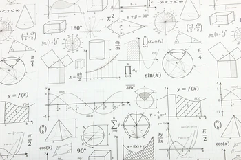 

110cm Width White Mathematical Chemistry Physical Formula Print Cotton Fabric For Clothes Hometextile Cushion Cover Curtain DIY