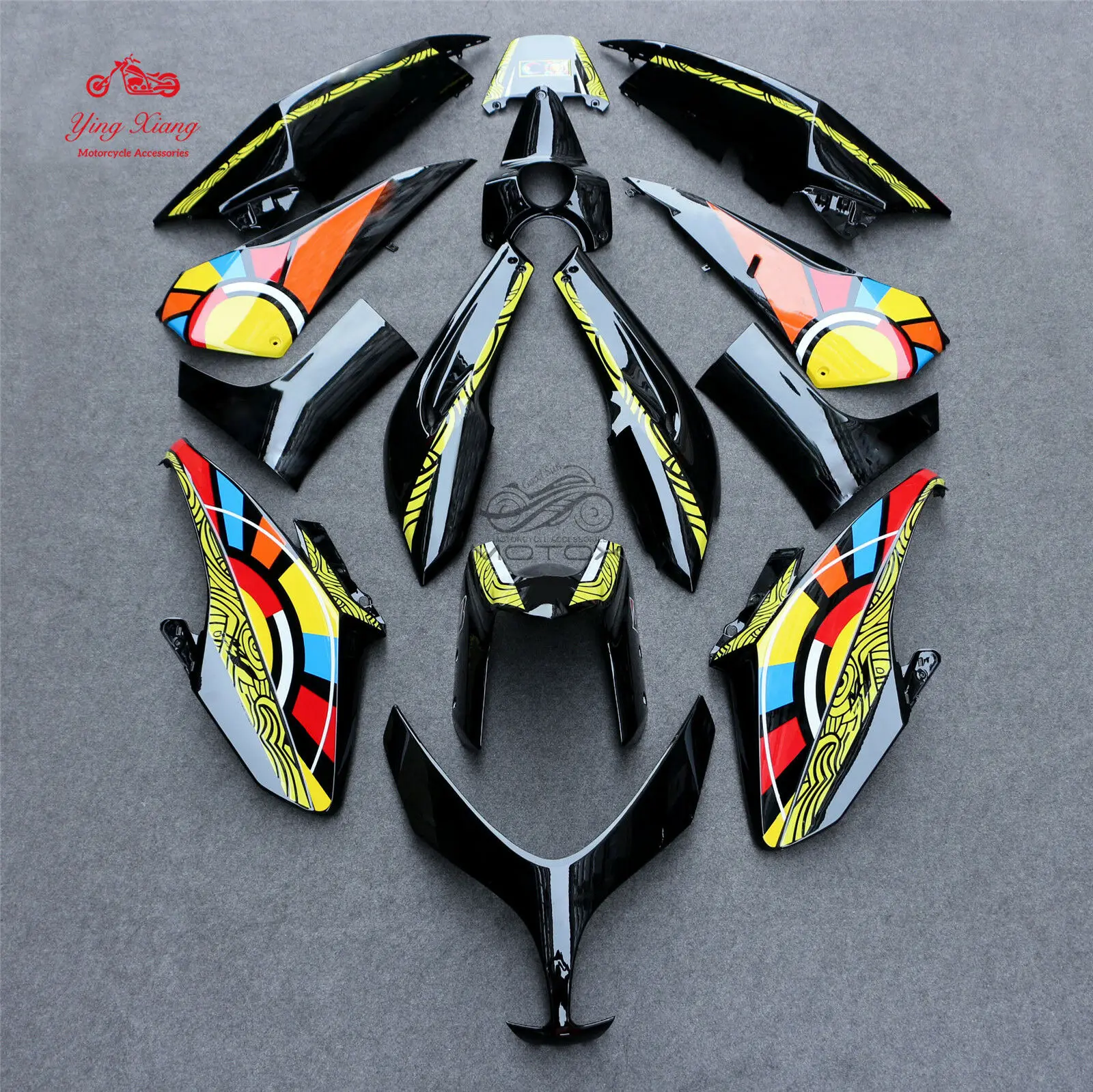 Misura Per Tmax 500 Xp 500 2008 - 2011 Accessori Moto Set Carenatura Kit Pannello Carrozzeria 2009 2010 T-Max 500 Tmax500 T-Max500