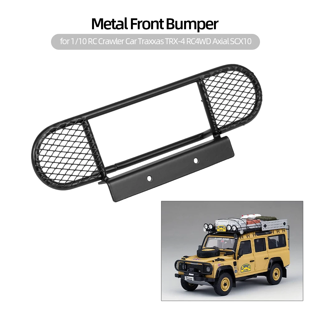 

Metal Front Bumper for 1/10 RC Crawler Car Traxxas RC4WD Axial SCX10 Part Accessories