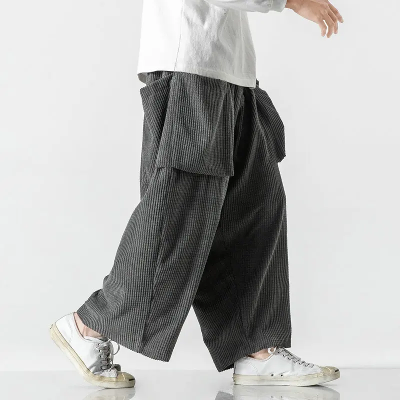 Men&lsquo;s Cargo Pants Side Pockets Men Harem Pants Streetwear Fashion Woman Jogger Sweatpants Loose Oversized Trousers 5XL
