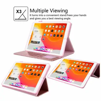 

For Apple mini5 case 2019 leather briefcase 4 with dormancy protective cover 3 Flash card hand flat tpu soft fall prevention