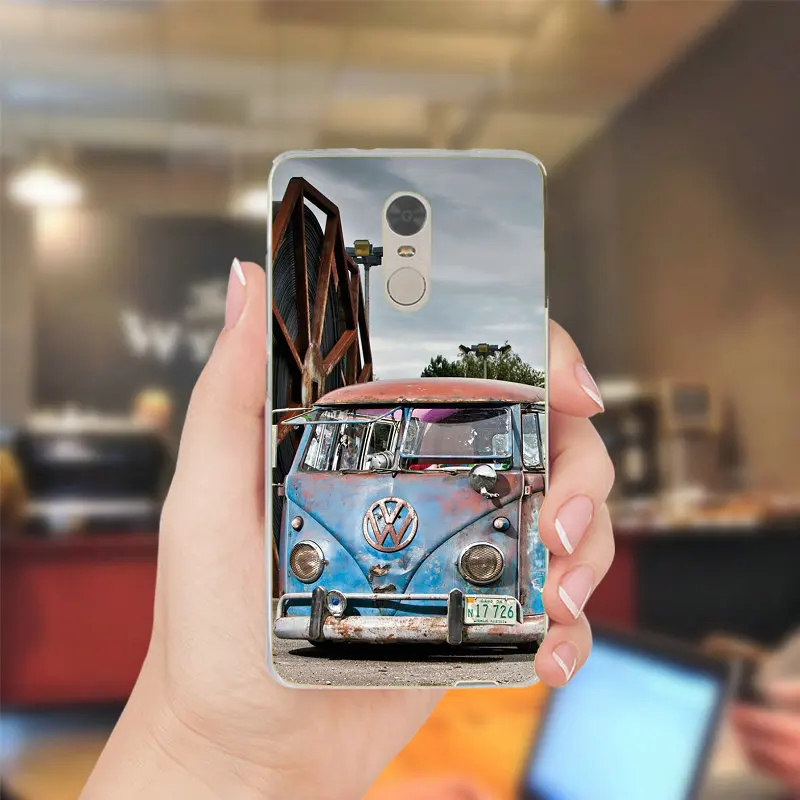 Picture 12 Volkswagen Vw T1 розовый синий mi nibus силиконовый мягкий чехол для мобильного телефона чехол для Xiaomi Redmi mi Note 2 3 3S 4X 4A 5 6 5 5S 5A 6 8 A1 Pro Plus - Цвет: Picture 12