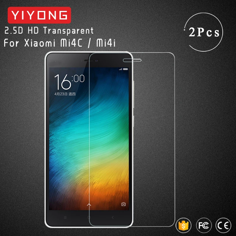 YIYONG 2.5D экранное стекло для Xiaomi mi 4C закаленное 4i Защитная пленка экрана 4 M4 |